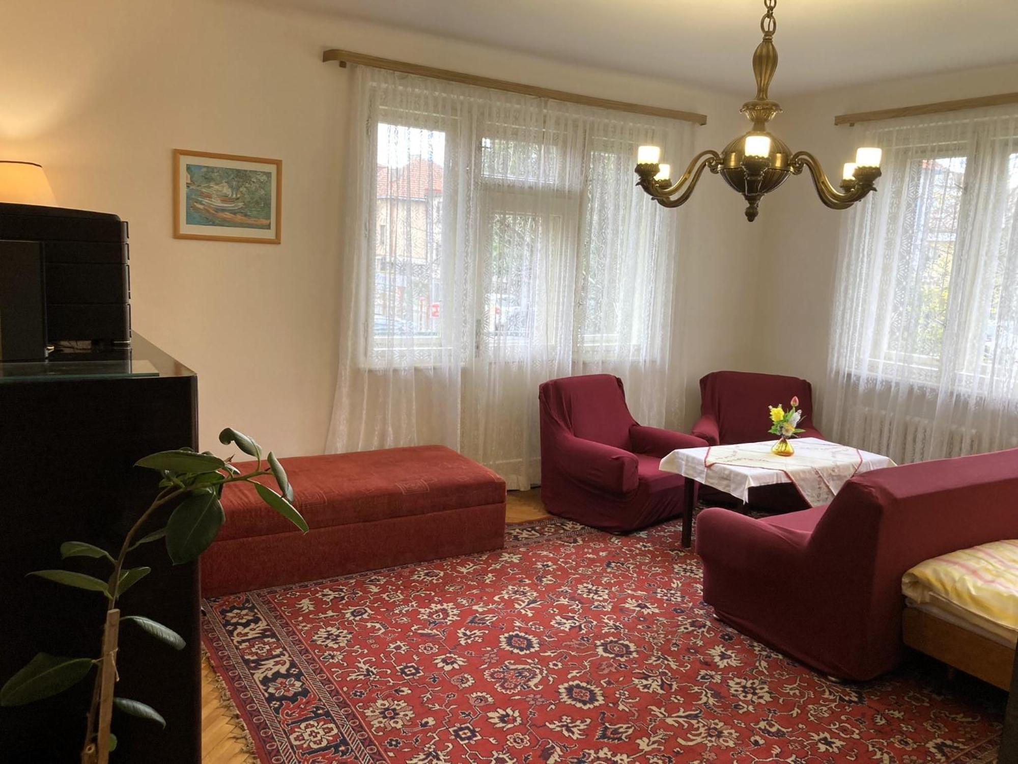 Podkrovní byt - Na Slovance Praga Exterior foto